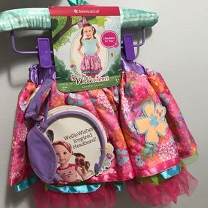 American girl wellie wishers tutu and headband